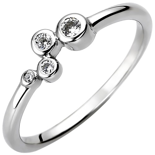 Damen Ring 925 Sterling Silber - 1