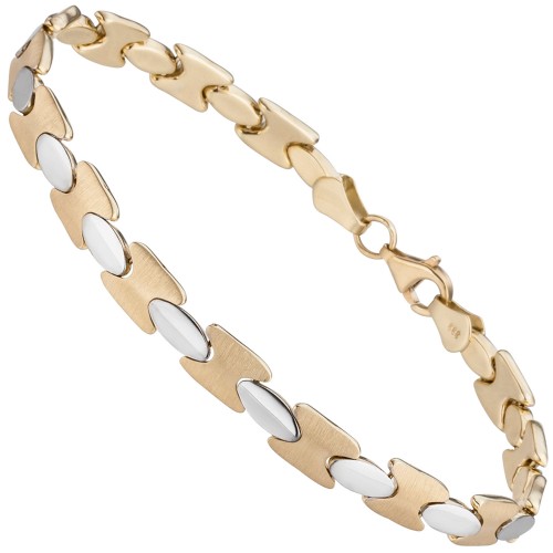 Armband 333 Gold Gelbgold bicolor - 1